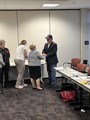 Honorary Partner ceremony for MA VVA Chapter 207 by the MA New Bedford Chapter NSDAR.